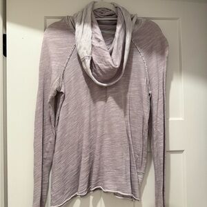 Free People Light Purple Cowl Neck Top